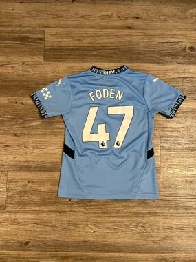 Puma Kids Authentic Phil Foden Manchester City 2024/25 Home Soccer Jersey
